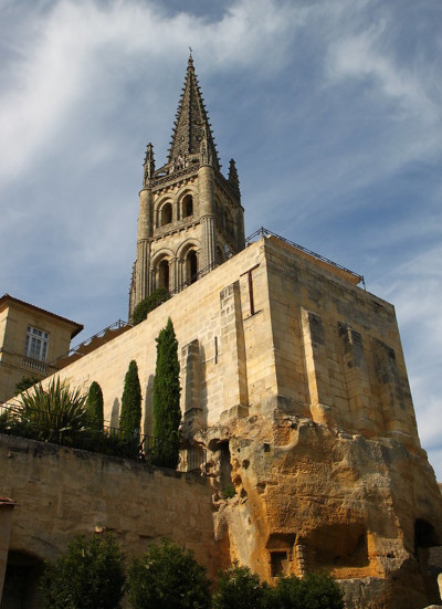 Eglise Monolithe w Saint-Émilion