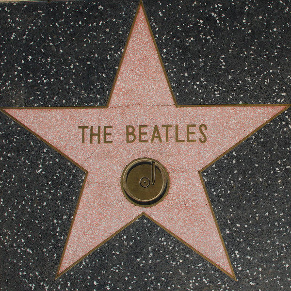 Gwiazda zespołu The Beatles - Aleja Sław Bulwar Hollywood Los Angeles