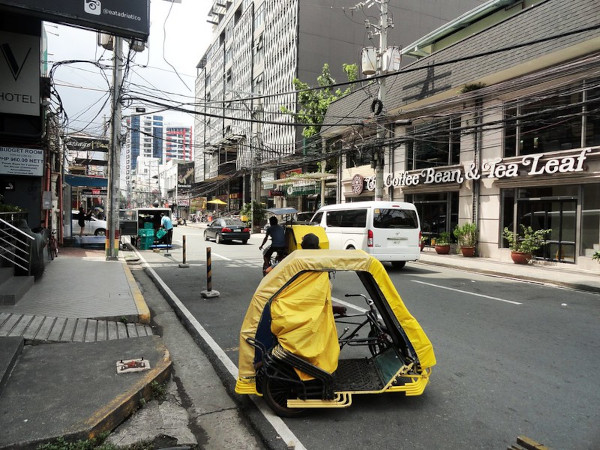 Jedna z ulic Malate Manila 