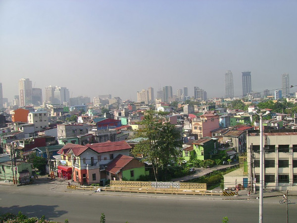 Panorama dzielnicy San Andres Manila