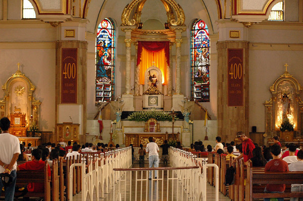 Wnętrze Quiapo Church Manila