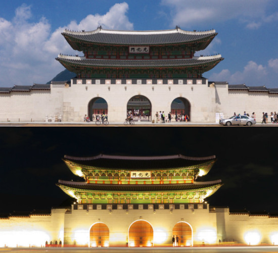 Brama Gwanghwamun w Pałacu Gyeongbokgung Seul