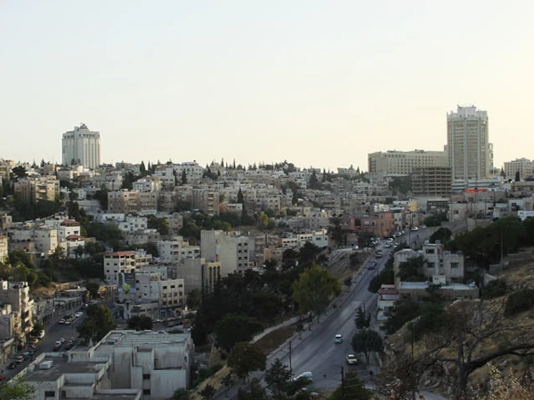 Zabudowania na Jabal Amman